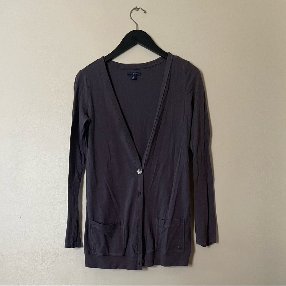 AEO Gray Cardigan